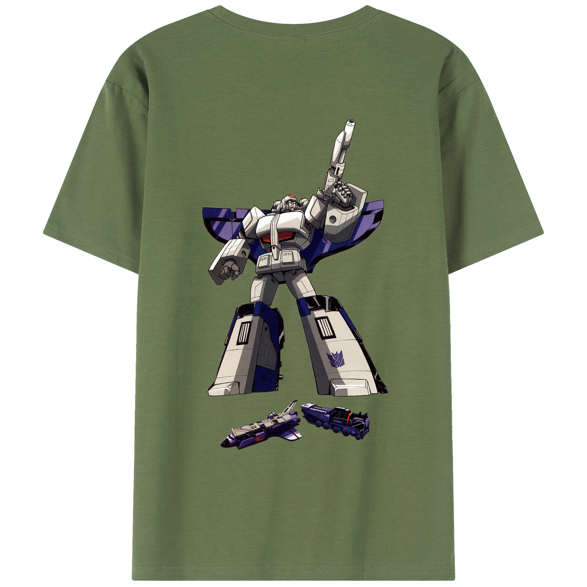 （画像用）  綿100％ メンズ半袖Tシャツ（バックプリント） 通気性